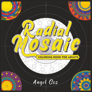 Radial Mosaic Coloring Book for Adults